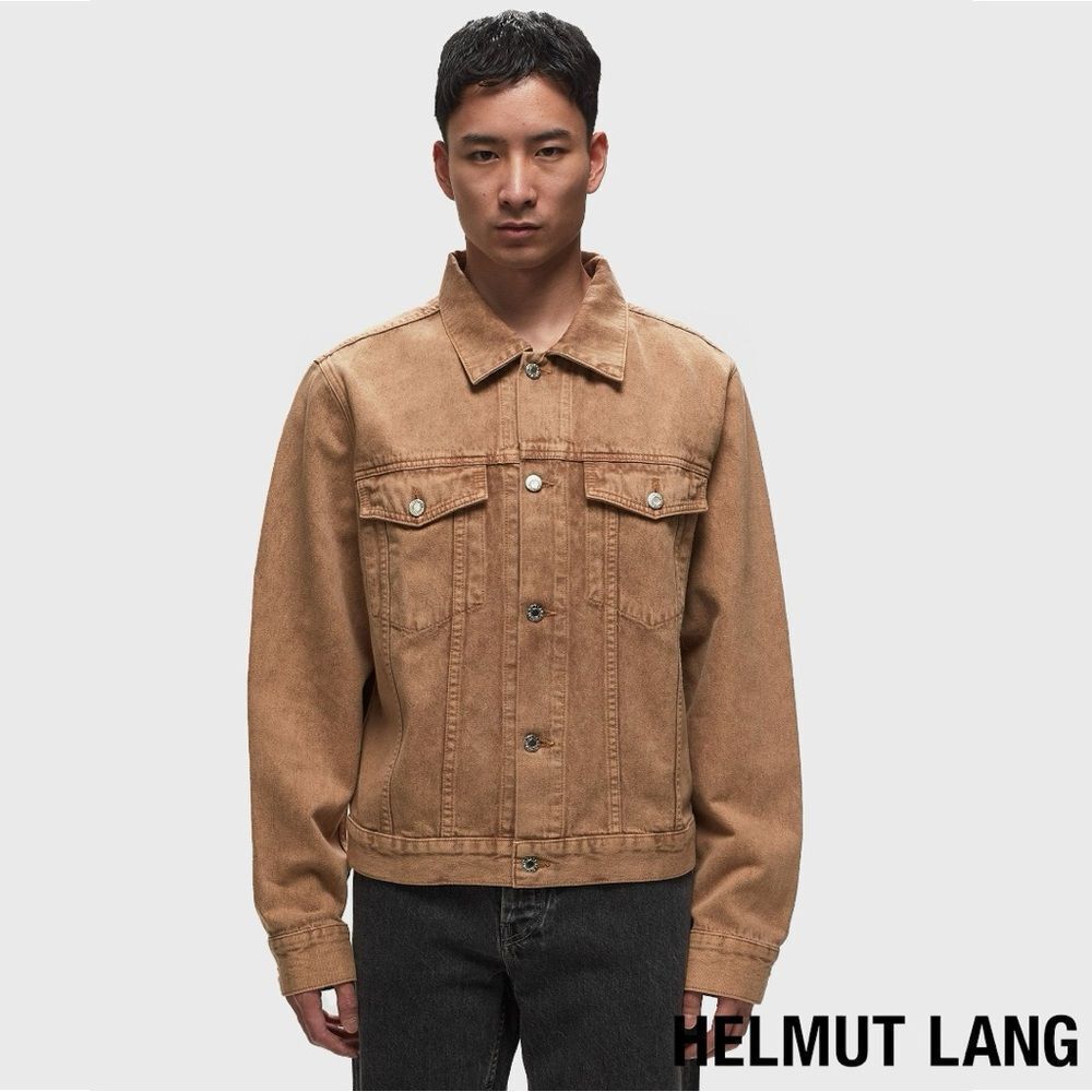 Helmut Lang **NWT** Denim Trucker Jacket in Rust